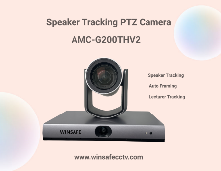Caméra PTZ de suivi des haut-parleurs AMC-G200TH, mise à niveau de la nouvelle version