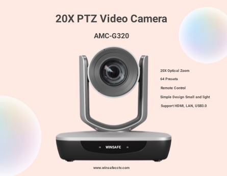 Caméra de vidéoconférence PTZ AMC-G320 20X, offre spéciale
