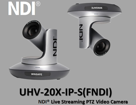 Caméra vidéo PTZ FULL NDI 1080P à faible latence 20X / 10X pour vivre à la vapeur
