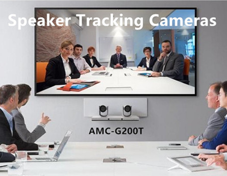 Application de caméra PTZ de suivi des haut-parleurs AMC-G200TH dans la salle de vidéoconférence centrale