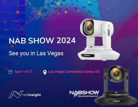 Les caméras PTZ WINSAFE Living Steaming sont présentes au NAB Show 2024